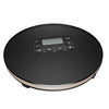 Portable Rechargeable CD Player for Car, HOTT Compact Discman CD Player Walkman MP3 Music CD Player with Earbuds, LCD Display, USB Cable, Electronic Skip Protection and Anti-Shock Function - Black