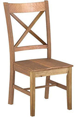 Ravenna Home Solid Pine Dining Chair with Cutout Back, 38