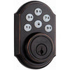 Kwikset 909 SmartCode Electronic Deadbolt featuring SmartKey in Venetian Bronze