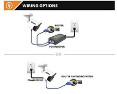 Goswift 4K Ultra HD Weatherproof Bullet Security IP Camera 8MP 3840x2160, 100 Foot Night Vision, 3.6mm Wide Angle Lens, POE, Onvif