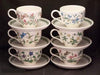 Portmeirion Botanic GardenTradtional Shape Breakfast Cup and Saucer, Set of 6 Assorted Motifs