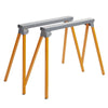 Bora Portamate PM-3300T Steel Folding Sawhorses - Set of 2 Heavy Duty Stands - Pre-Assembled