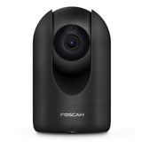 Foscam R4S 2.4/5GHz WiFi Security Camera, 4MP(2K) IP Camera Baby Monitor with Human Detection/Motion Detection, 33ft Night Vision, Two-Way Audio, Pan/Tilt,Free Cloud,Supports Alexa[Upgraded],Black