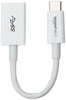 AmazonBasics USB Type-C to USB 3.1 Gen1 Female Adapter - White, 10-Pack