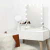 Hollywood Mirror Lighted Vanity Mirror, Hollywood Style Touch Control Makeup Application with 3 Color Tone Dimmer and USB Charging Port, Energy-Saving & Long Lasting, 18.2