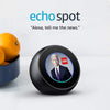 Echo Spot - Smart Alarm Clock with Alexa - Black