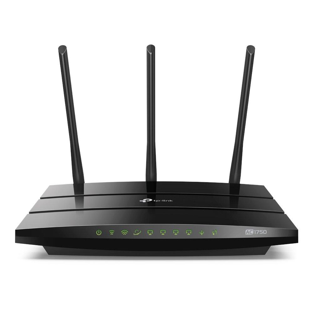 TP-Link AC1750 Smart WiFi Router - Dual Band Gigabit Wireless Internet Router für zu Hause, funktioniert mit Alexa, Kindersicherung und QoS (Archer A7)