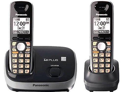 Panasonic Dect 6.0+ CID 2 HS Rubber Grip HSSP Smart Wall-mount White backlit LCD on handset