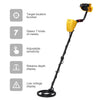 URCERI GC-1028 Metal Detector High Accuracy Waterproof 2 Modes Outdoor Gold Digger with Sensitive Search Coil LCD Display for Beginners Professionals, Yellow