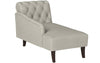 Ravenna Home Classic Tufted Chaise Lounge - 26.38 Inch, Mist Grey