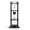 Yama Glass YAMCDM8SBK Coffee Tower with Iced Slow Drip Technology, 6-8 Cup Cold Brew Maker, Black