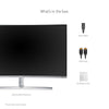 ViewSonic VX3216-SCMH-W 32 Inch 1080p 1800R Curved Monitor with Dual Speakers HDMI DVI and VGA