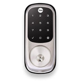 Yale Assure Lock Touchscreen Keypad with Z-Wave, Satin Nickel, YRD226ZW2619, Works with Alexa, SmartThings and Wink