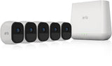 Arlo Pro - Renewed - Wireless Home Security Camera System | Rechargeable, Night vision, Indoor/Outdoor, HD Video, 2-Way Audio | Cloud Storage Included | 5 camera kit (VMS4530-100NAR)