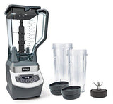 Ninja Professional Countertop Blender with 1100-Watt Base, 72oz Total Crushing Pitcher and (2) 16oz Cups for Frozen Drinks and Smoothies (BL660)