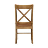 Ravenna Home Solid Pine Dining Chair with Cutout Back, 38