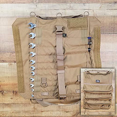 Atlas 46 Yorktown Tool Roll, Coyote Brown | Made in the USA