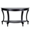 Ravenna Home Traditional Solid Pine End Table, 28'' H, Black Finish