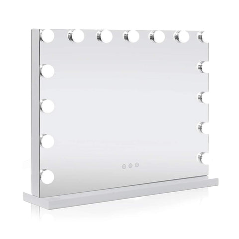 Hollywood Mirror Hollywood Makeup Vanity Mirror with Lights, Three-Tone Dimmer Design, 22.8