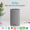 Echo (2nd Generation) - Smart speaker with Alexa and Dolby processing  - Heather Gray Fabric