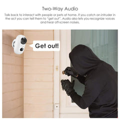 ZOSI Wireless Rechargeable Battery Security Camera-1080P Full HD Video with Two Way Audio Talk & PIR Motion Detection for Outdoor Indoor Home Security (no SD Card)