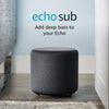 Echo Sub - Powerful subwoofer for your Echo - requires compatible Echo device