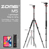 ZOMEi Camera Tripod Lightweight Travel Tripod Monopod 2 in 1 Portable Camera Tripod Stand with 360 Degree Ball Head, Remote Bluetooth and Phone Clip for Canon Nikon Sony GoPro DSLR SLR, Smartphone