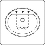 KOHLER Forte Sculpted K-10272-4-CP 2-Handle Widespread Bathroom Faucet with Metal Drain Assembly in Polished Chrome