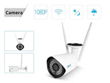 Reolink 1080p Wireless Security Camera System Outdoor HD 4 Channel WiFi NVR with 1TB Hard Drive Home Business Monitoring RLK4-210WB4