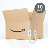 AmazonBasics USB Type-C to USB 3.1 Gen1 Female Adapter - White, 10-Pack