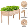 Yaheetech Wooden Raised/Elevated Garden Bed Planter Box Kit for Vegetable/Flower/Herb Outdoor Gardening Natural Wood, 48.8 x 23 x 29.9'' (LxWxH)