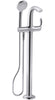 KOHLER K-T97334-4-CP Refinia Floor-Mount Bath Filler with Hand Shower, Polished Chrome