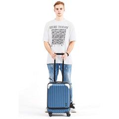 LEVEL8 Luggage Hardside Suitcase PC+ABS Spinner Built-in TSA Lock, Carry on 20