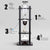 Yama Glass YAMCDM8SBK Coffee Tower with Iced Slow Drip Technology, 6-8 Cup Cold Brew Maker, Black