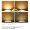 (8-Pack) Barrina LED Downlight 3000K, 6 inches 12W 1020lm, Dimmable, Ultra-Thin Recessed Ceiling Light with Junction Box, Wafer Light, Down Light, Warm White Panel Lights