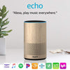 Echo (2nd Generation) - Smart speaker with Alexa - Limited Edition Oak Finish