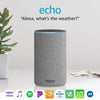 Echo (2nd Generation) - Smart speaker with Alexa and Dolby processing  - Heather Gray Fabric