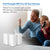 Linksys Velop Home Mesh WiFi System - WiFi Router/WiFi Extender for Whole-Home Mesh Network (3-pack, White)