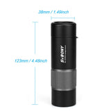 SVBONY SV36 Pocket Monocular ED Glass Mini Monoculars Waterproof Monoscope for Hunting Camping Surveillance Art Exhibition (8x32mm)