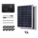 Renogy 200 Watt 12 Volt Polycrystalline Solar Starter Kit with Wanderer