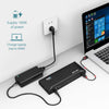 WAVLINK USB-C Ultra HD/5K Single Video & Dual 4K Universal Docking Station Thunderbolt 3 Compatible,60W Power Delivery,5K@60Hz,4K HDMI@30Hz, 4K DP@60Hz, 4 USB 3.0 Ports,2 Type C, Gigabit Ethernet, Aud