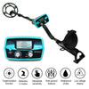 ALLOSUN TS180 Handheld Metal Detector Waterproof Treasure Hunter, Blue