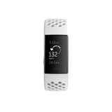 Fitbit Charge 3 SE Fitness Activity Tracker Graphite/White Silicone, One Size (S & L Bands Included)