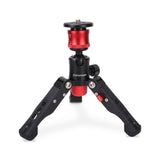 IFOOTAGE Tabletop Tripod, Portable Desktop Mini Tripod Stand with 3/8 and 1/4 inches Quick Release Plate, Max Load 17.6 lbs for DSLR Camera, Video Camcorder, Mobile Phone and Action Cameras