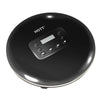 Portable Rechargeable CD Player for Car, HOTT Compact Discman CD Player Walkman MP3 Music CD Player with Earbuds, LCD Display, USB Cable, Electronic Skip Protection and Anti-Shock Function - Black