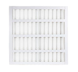 Canopy Air Professional Grade Self Supported Standard Capacity Pleated Air Filter, Synthetic Media, White, 8 MERV, 100% Metal Free, 24 Height x 24 Width x 2 Depth (Case of 12)