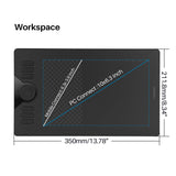 Huion HS610 13x8 Inch Graphics Drawing Tablet with 28 Express Keys, 8192 Battery-Free Stylus, Compatible with Mac, PC or Android Mobile