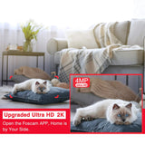 Foscam R4S 2.4/5GHz WiFi Security Camera, 4MP(2K) IP Camera Baby Monitor with Human Detection/Motion Detection, 33ft Night Vision, Two-Way Audio, Pan/Tilt,Free Cloud,Supports Alexa[Upgraded],Black