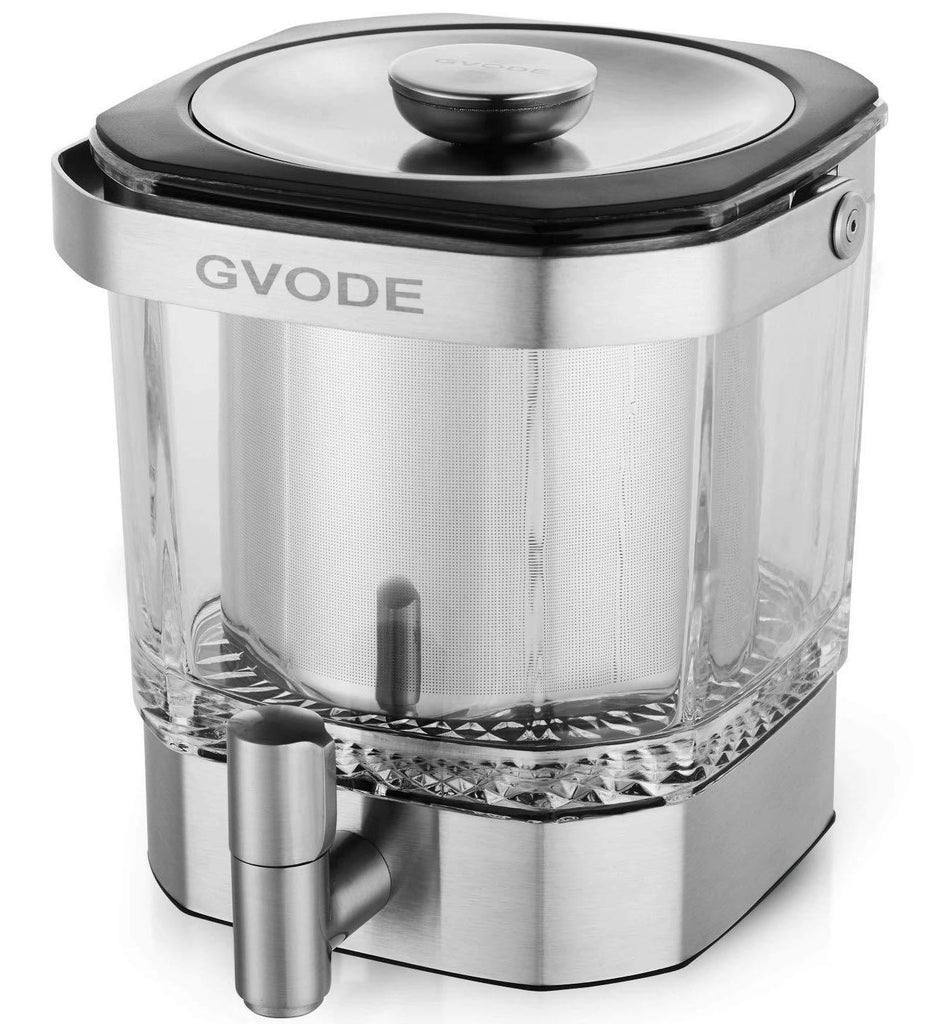 GVODE Cold Brew Coffee Maker,42 Ounce, Large Glass Pitcher with