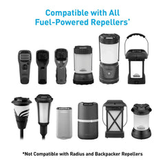 Thermacell Mosquito Repellent Refills, 300-Hr Pack; Contains 75 Repellent Mats, 25 Fuel Cartridges; Compatible with Any Fuel-Powered Thermacell Product; No Spray, Scent, Mess; 15 Ft Zone of Protection